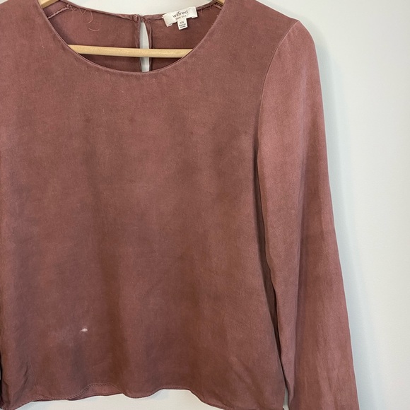 Aritzia | Wilfred Silk L/S Blouse Size XXS - Picture 3 of 12